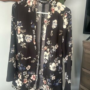 Dynamite floral thin blazer